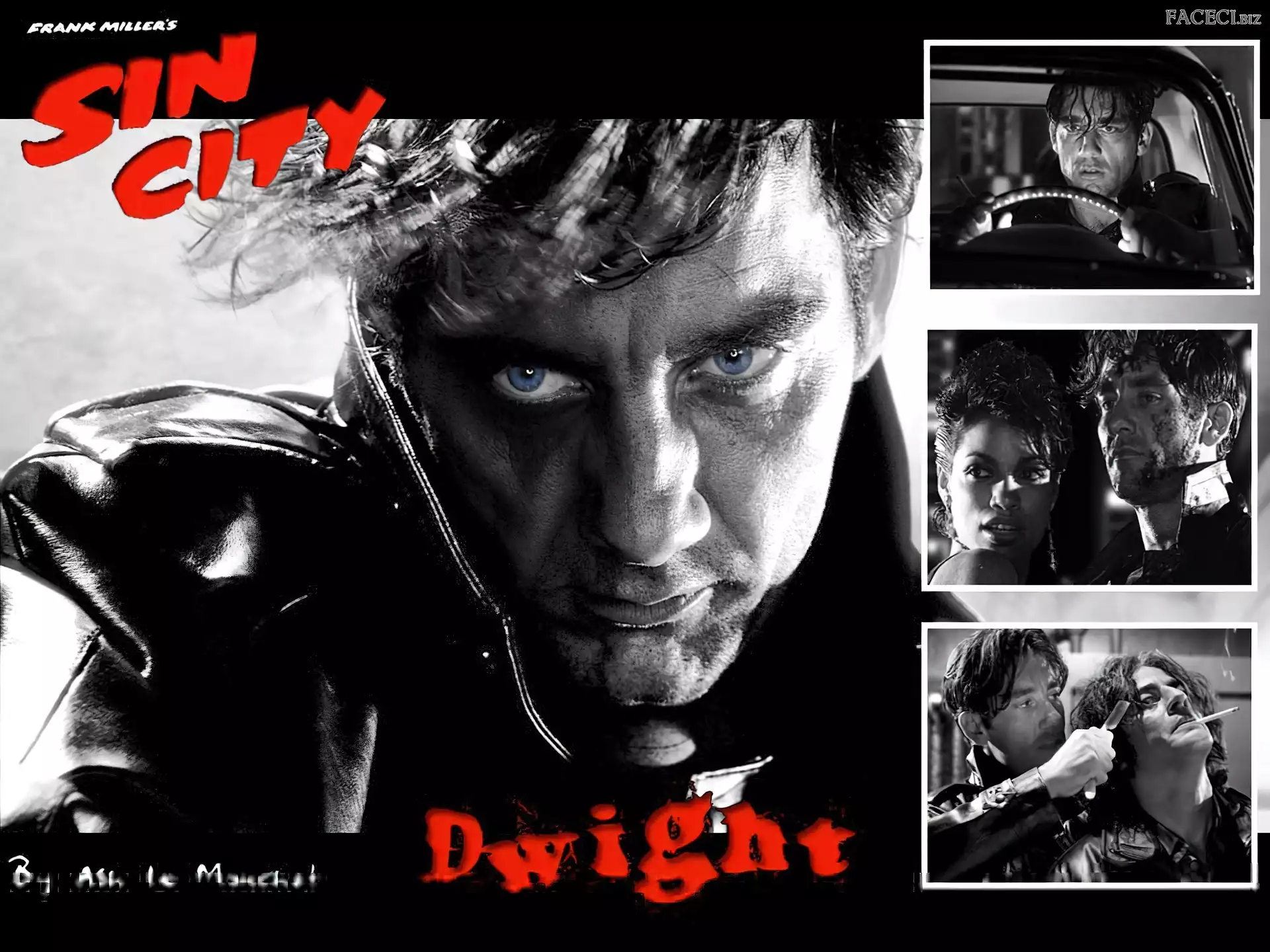 brzytwa, Clive Owen, niebieskie oczy