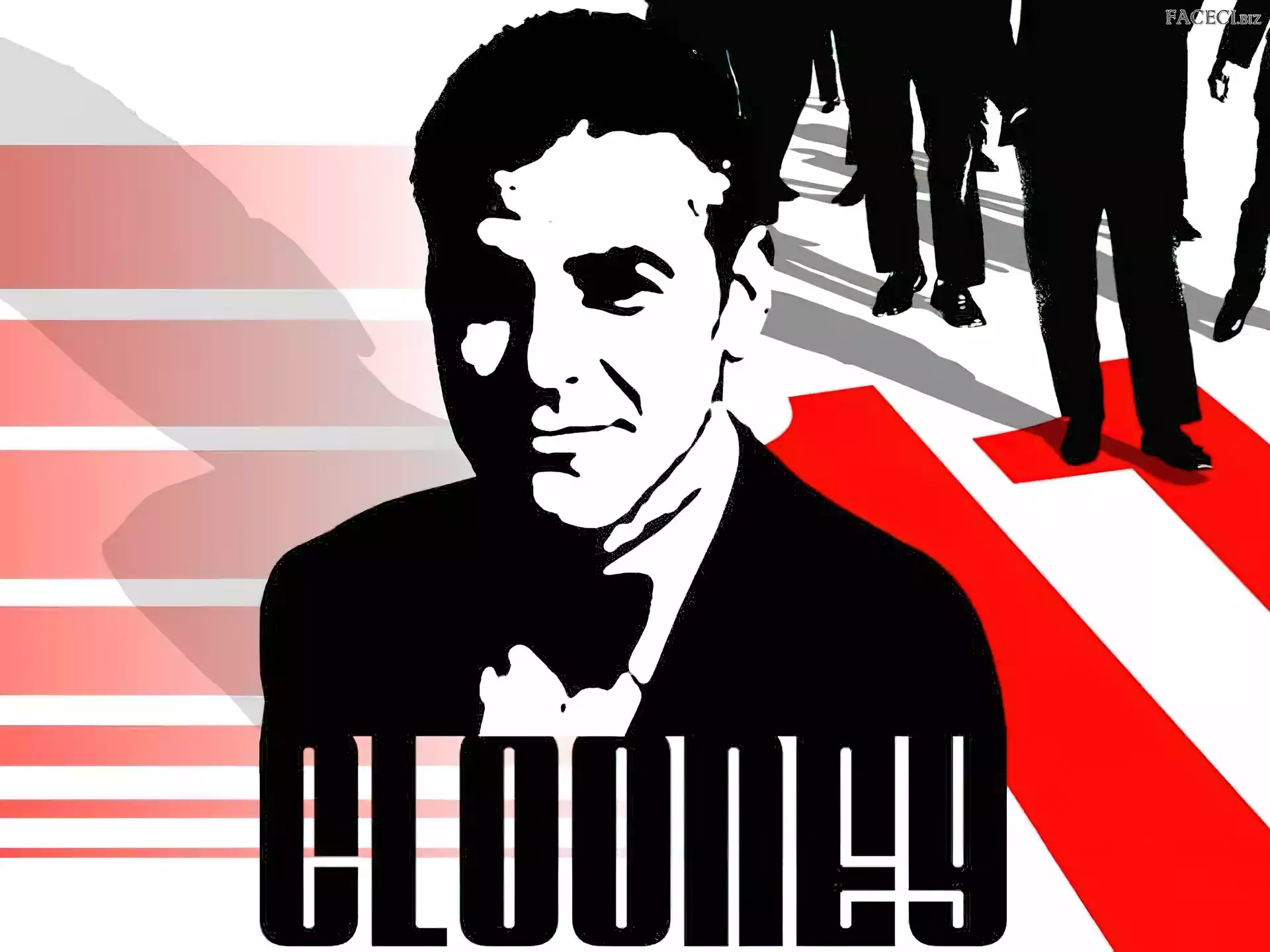 twarz, George Clooney